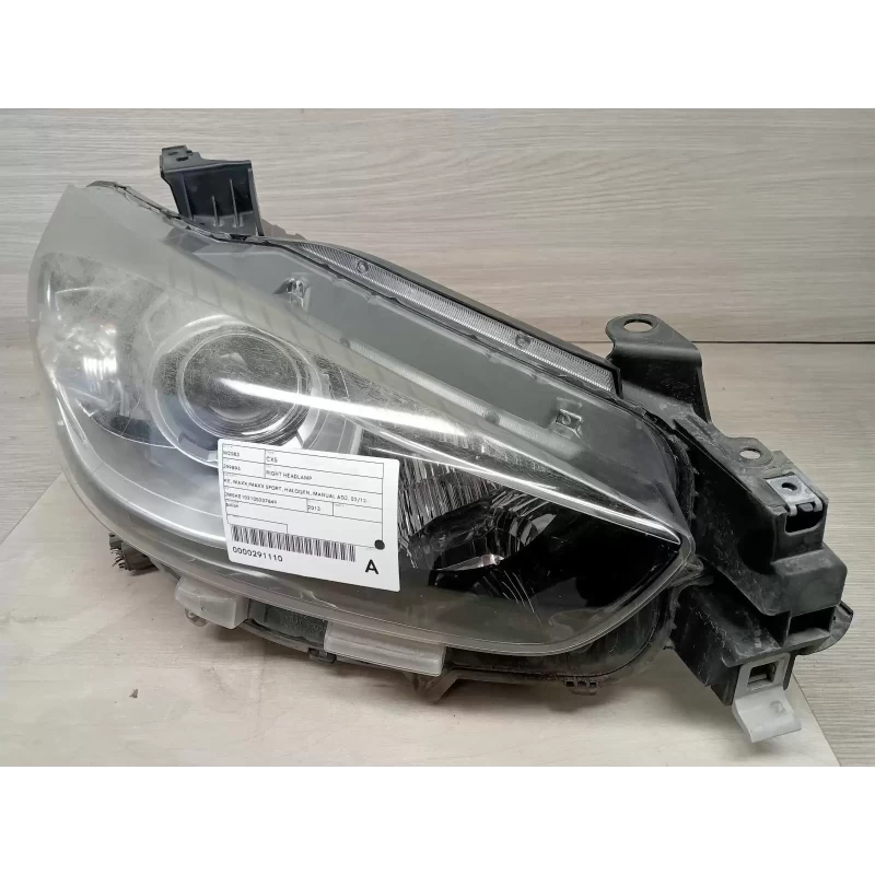 MAZDA CX5 RIGHT HEADLAMP KE, MAXX/MAXX SPORT, HALOGEN, MANUAL ADJ, 02/12-12/16 2