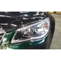 HOLDEN COMMODORE LEFT HEADLAMP VF, EVOKE/CALAIS, BLACK INSERT TYPE, 09/15-12/17