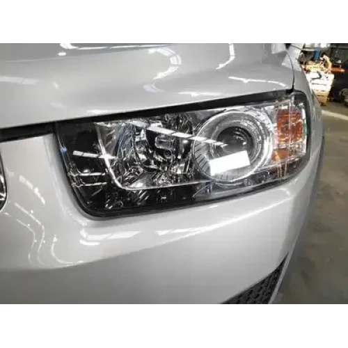 HOLDEN CAPTIVA LEFT HEADLAMP CG, CAPTIVA 7 (4TH VIN = C), BLACK SURROUND, 01/11-