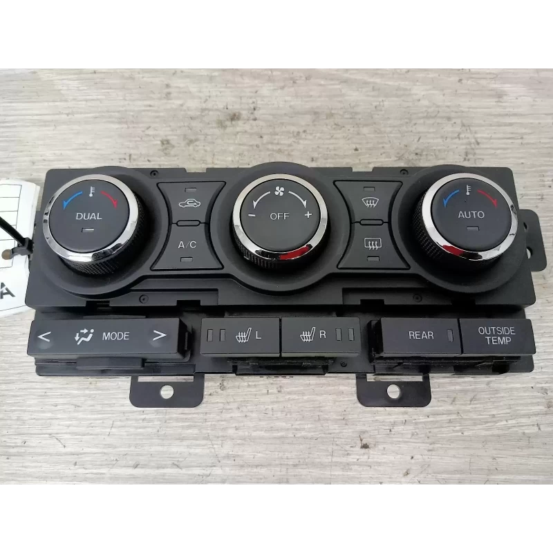 MAZDA CX9 HEATER/AC CONTROLS MAIN CONTROL, W/ HEATED SEAT TYPE, TB, 06/09-12/15