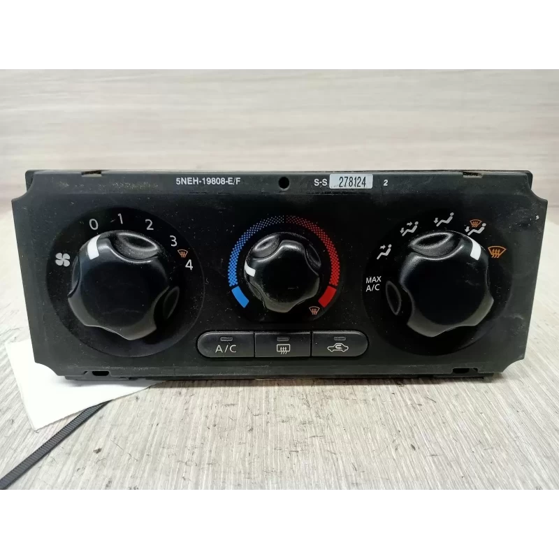 NISSAN NAVARA HEATER/AC CONTROLS D40 (VIN VSK), STANDARD TYPE, 09/05-08/15 2008