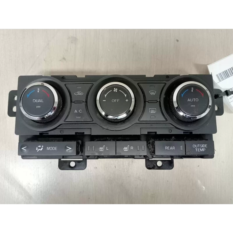 MAZDA CX9 HEATER/AC CONTROLS MAIN CONTROL, W/ HEATED SEAT TYPE, TB, 06/09-12/15