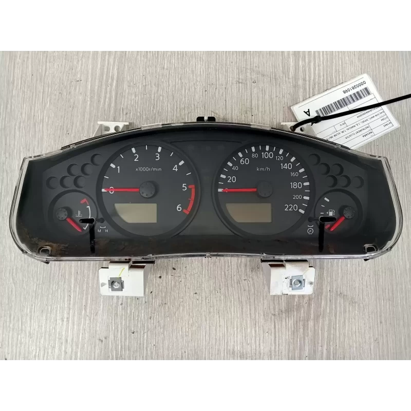 NISSAN NAVARA INSTRUMENT CLUSTER D40 (VIN MNT), DIESEL, 2.5, MANUAL T/M, 03/08-0