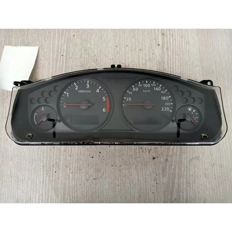 NISSAN NAVARA INSTRUMENT CLUSTER D40 (VIN VSK), 2WD, DIESEL, 2.5, AUTO T/M, 01/1