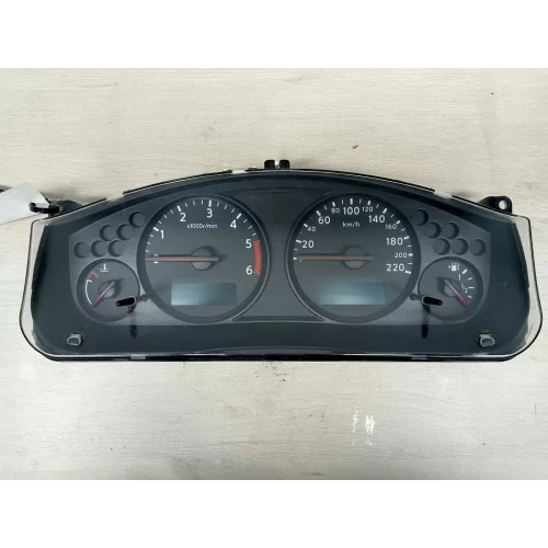 NISSAN NAVARA INSTRUMENT CLUSTER D40 (VIN VSK), 4WD, DIESEL, 2.5, AUTO T/M, 01/1