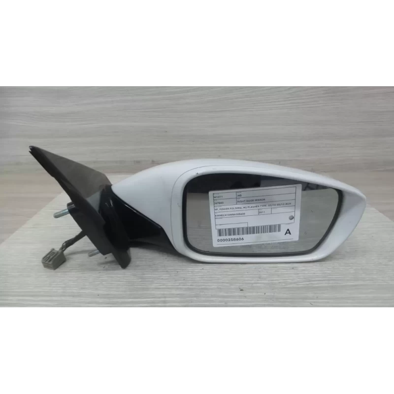 HYUNDAI I45 RIGHT DOOR MIRROR YF, POWER FOLDING, W/ FLASHER TYPE, 02/10-05/13 (A