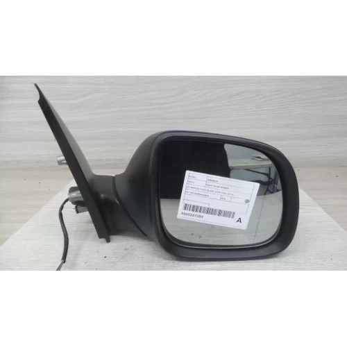 VOLKSWAGEN AMAROK RIGHT DOOR MIRROR 2H, MANUAL FOLD, BLACK, 5 PIN TYPE, 07/13- 2