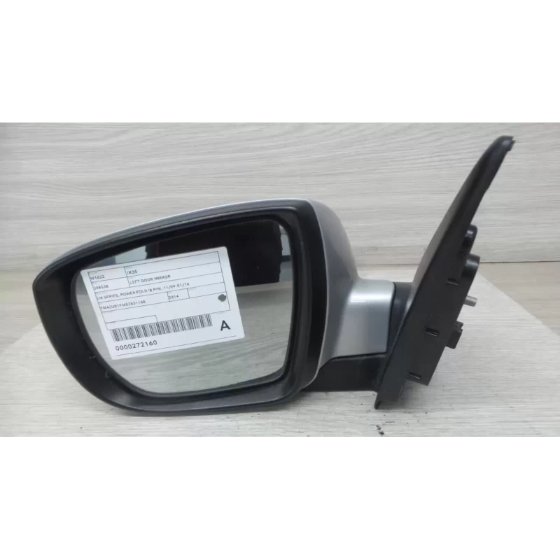 HYUNDAI IX35 LEFT DOOR MIRROR LM SERIES, POWER FOLD (8 PIN), 11/09-01/16 2014