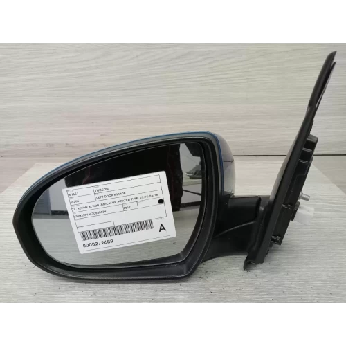 HYUNDAI TUCSON LEFT DOOR MIRROR TL, ACTIVE X, NON INDICATOR, HEATED TYPE, 07/15-