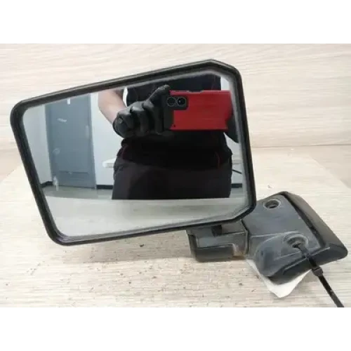 TOYOTA LANDCRUISER RIGHT DOOR MIRROR 76/78 SERIES (MY07 UPDATE), MANUAL, CHROME,