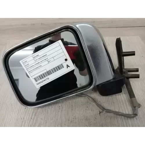NISSAN NAVARA LEFT DOOR MIRROR D22, POWER, CHROME, 04/97-08/15 2011