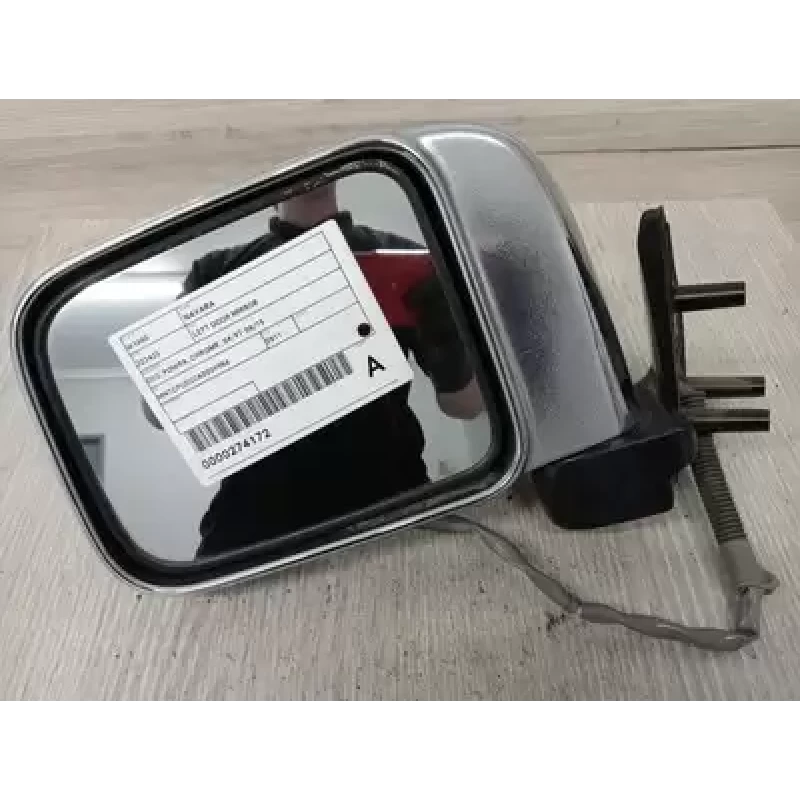 NISSAN NAVARA LEFT DOOR MIRROR D22, POWER, CHROME, 04/97-08/15 2011