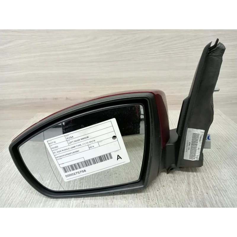 FORD KUGA LEFT DOOR MIRROR TF, NON PUDDLE LAMP TYPE, 11/12-09/16 2016