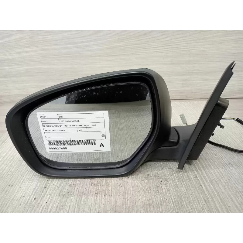 MAZDA CX9 LEFT DOOR MIRROR TB, NON BLINDSPOT, NON HEATED TYPE, 06/09-12/15 2011