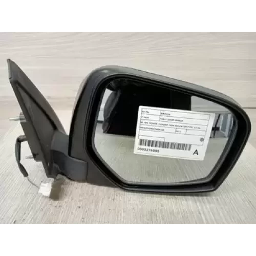 MITSUBISHI TRITON RIGHT DOOR MIRROR ML-MN, POWER, CHROME, NON INDICATOR TYPE, 07
