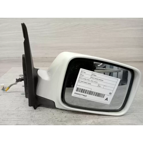 NISSAN XTRAIL RIGHT DOOR MIRROR T30, 3 WIRE TYPE, 10/01-09/07 2007