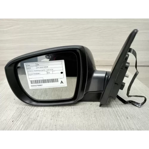 HYUNDAI IX35 LEFT DOOR MIRROR LM SERIES, POWER FOLD (8 PIN), 11/09-01/16 2014