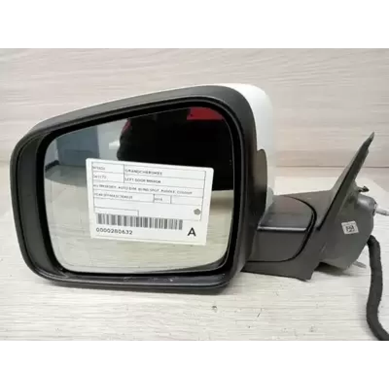 JEEP GRANDCHEROKEE LEFT DOOR MIRROR W/ MEMORY, AUTO DIM, BLIND SPOT, PUDDLE, COL