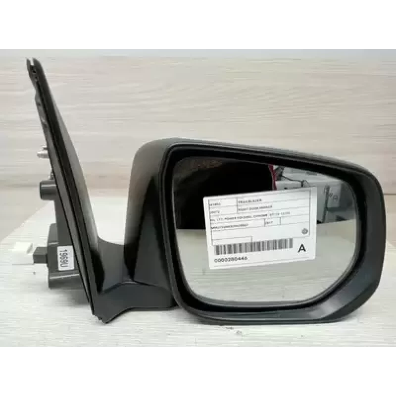 HOLDEN TRAILBLAZER RIGHT DOOR MIRROR RG, LTZ, POWER FOLDING, CHROME, 07/16-12/20