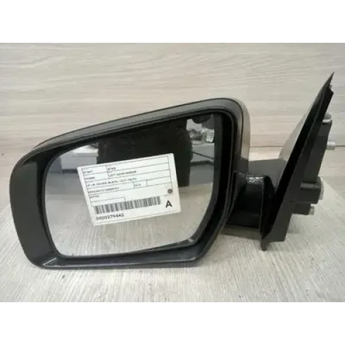 MAZDA BT50 LEFT DOOR MIRROR UP-UR, POWER, BLACK, 10/11-06/20 2018