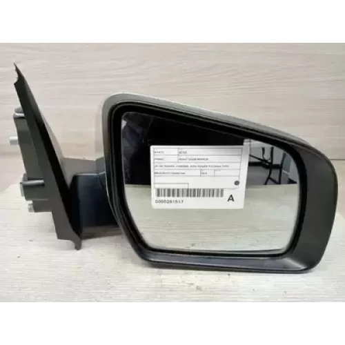 MAZDA BT50 RIGHT DOOR MIRROR UP-UR, POWER, CHROME, NON POWER FOLDING TYPE, 10/11