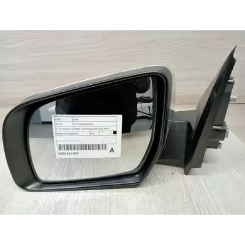 MAZDA BT50 LEFT DOOR MIRROR UP-UR, POWER, CHROME, NON POWER FOLDING TYPE, 10/11-