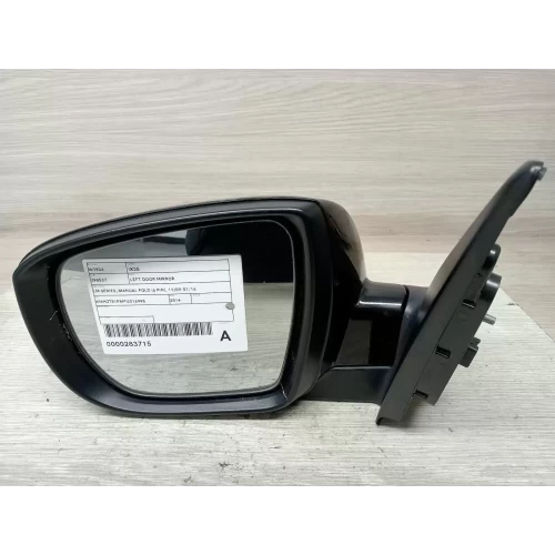 HYUNDAI IX35 LEFT DOOR MIRROR LM SERIES, MANUAL FOLD (6 PIN), 11/09-01/16 2014