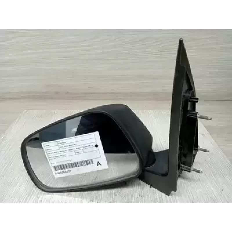 NISSAN NAVARA LEFT DOOR MIRROR D40 (VIN MNT), 2WD/4WD, MANUAL, BLACK, 03/08-08/1