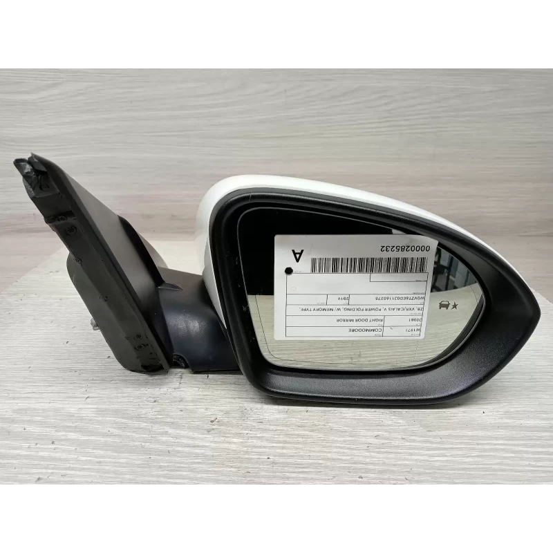 HOLDEN COMMODORE RIGHT DOOR MIRROR ZB, VXR/CALAIS V, POWER FOLDING, W/ MEMORY TY