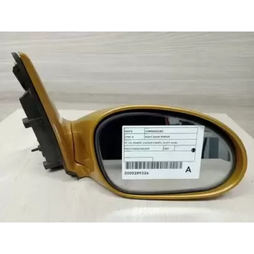 HOLDEN COMMODORE RIGHT DOOR MIRROR VT-VX, POWER, COLOUR CODED, 09/97-09/02 2002