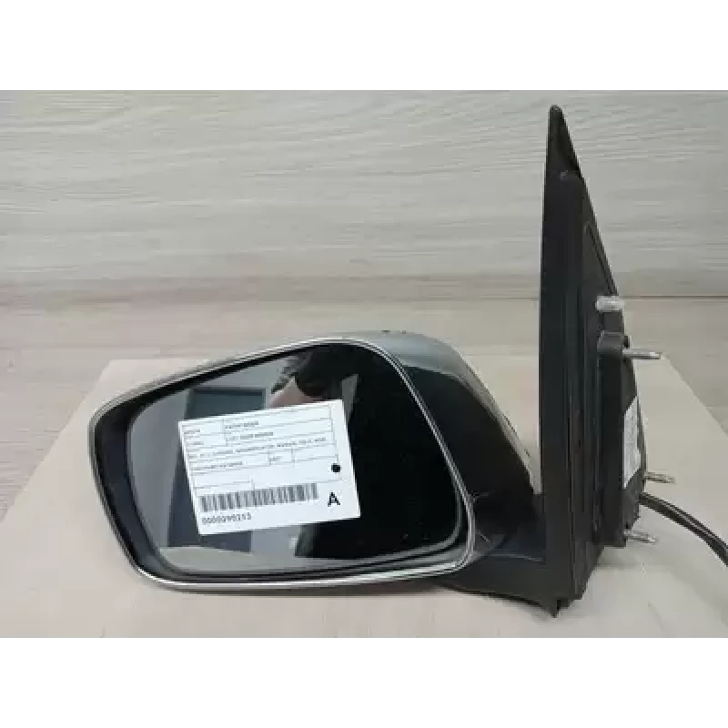 NISSAN PATHFINDER LEFT DOOR MIRROR R51, ST-L, CHROME, NON INDICATOR, MANUAL FOLD