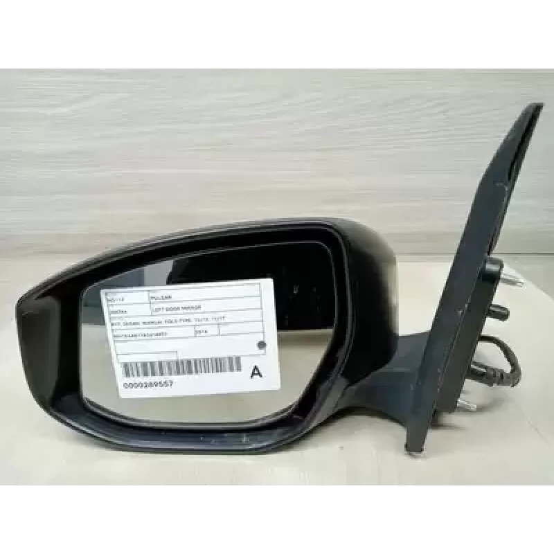 NISSAN PULSAR LEFT DOOR MIRROR B17, SEDAN, MANUAL FOLD TYPE, 12/12-12/17 2014