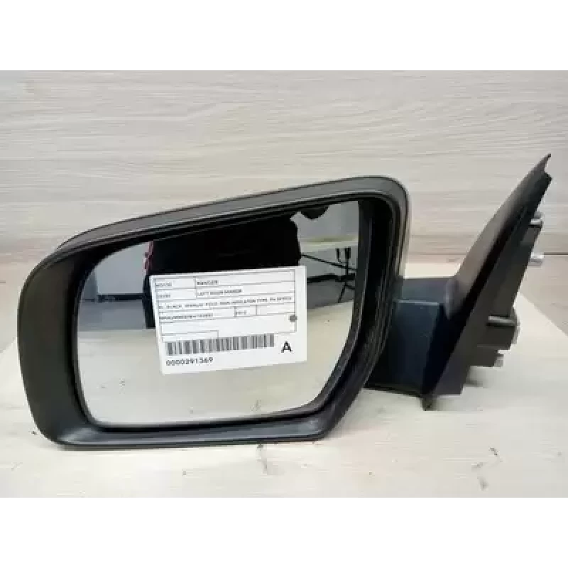 FORD RANGER LEFT DOOR MIRROR XL, BLACK, MANUAL FOLD, NON INDICATOR TYPE, PX SERI