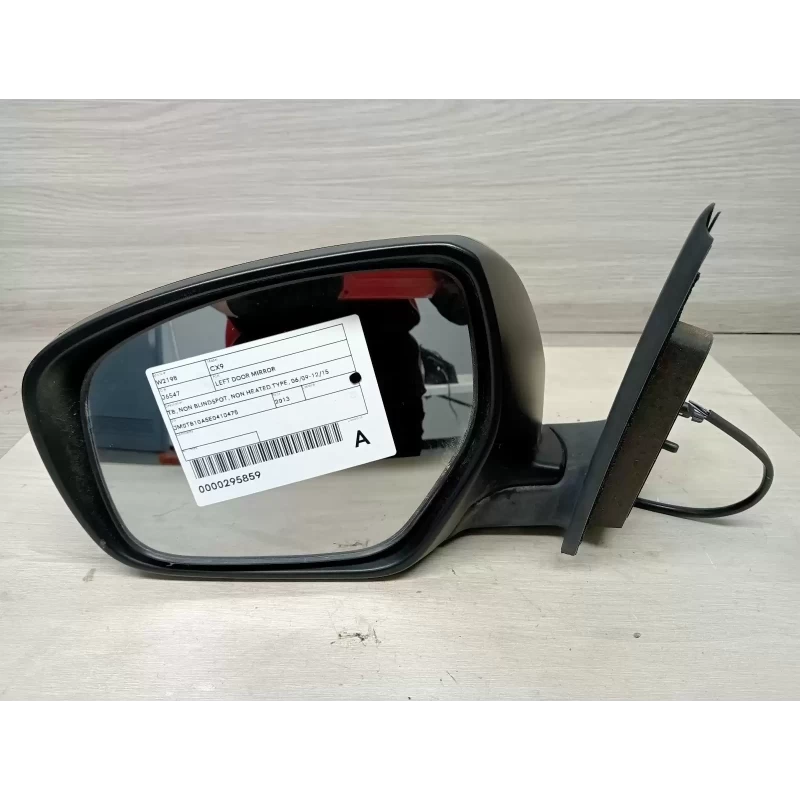 MAZDA CX9 LEFT DOOR MIRROR TB, NON BLINDSPOT, NON HEATED TYPE, 06/09-12/15 2013