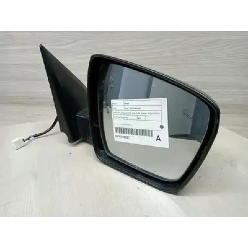 ISUZU DMAX RIGHT DOOR MIRROR RG, BLACK, MANUAL FOLD, NON TURN SIGNAL, NON HEATED