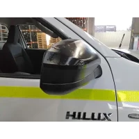 TOYOTA HILUX RIGHT DOOR MIRROR MANUAL FOLDING, BLACK, NON INDICATOR TYPE, 06/15-