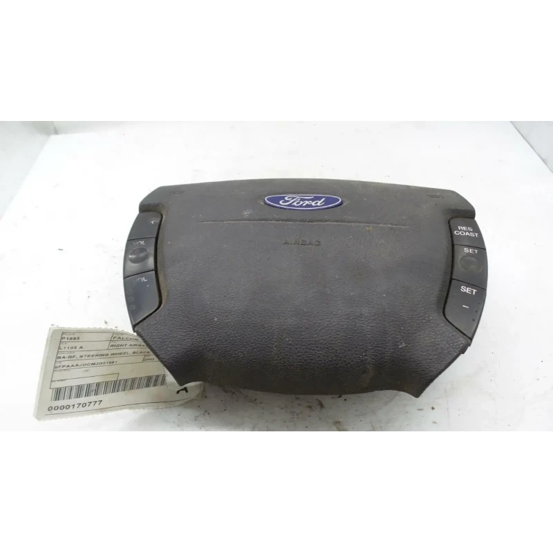 FORD FALCON RIGHT AIRBAG BA-BF, STEERING WHEEL, BLACK, 10/02-09/10 02 03 04 05 0