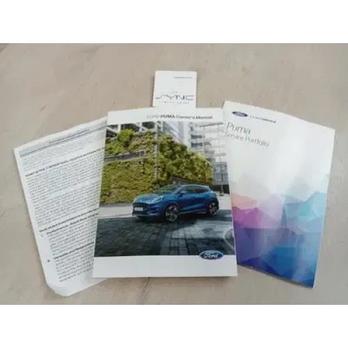FORD PUMA OWNERS HANDBOOK JK, 03/20- 2023