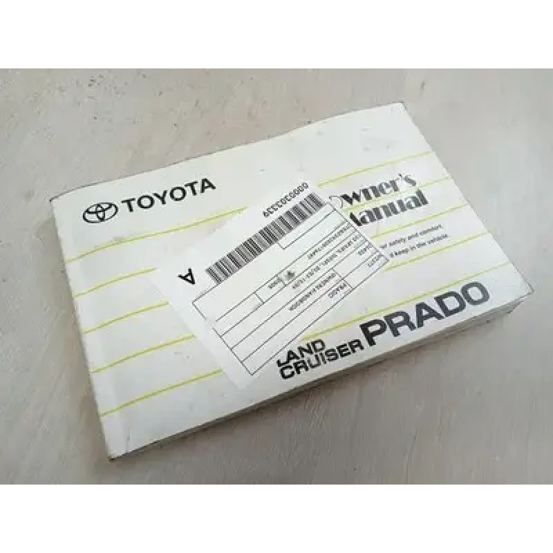 TOYOTA PRADO OWNERS HANDBOOK 120 SERIES, DIESEL, 02/03-10/09 2008