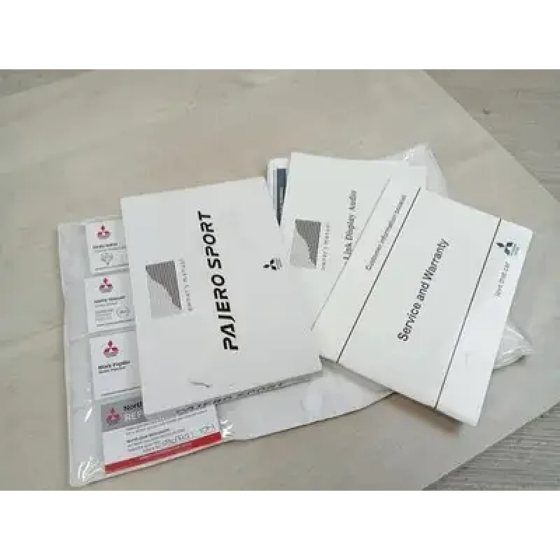 MITSUBISHI PAJERO OWNERS HANDBOOK QE, PAJERO SPORT, 10/15- 2017