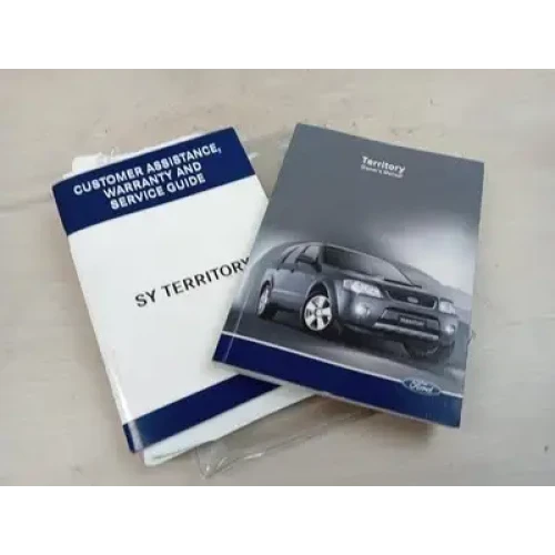 FORD TERRITORY OWNERS HANDBOOK SX-SY MKII, 05/04-04/11 2010