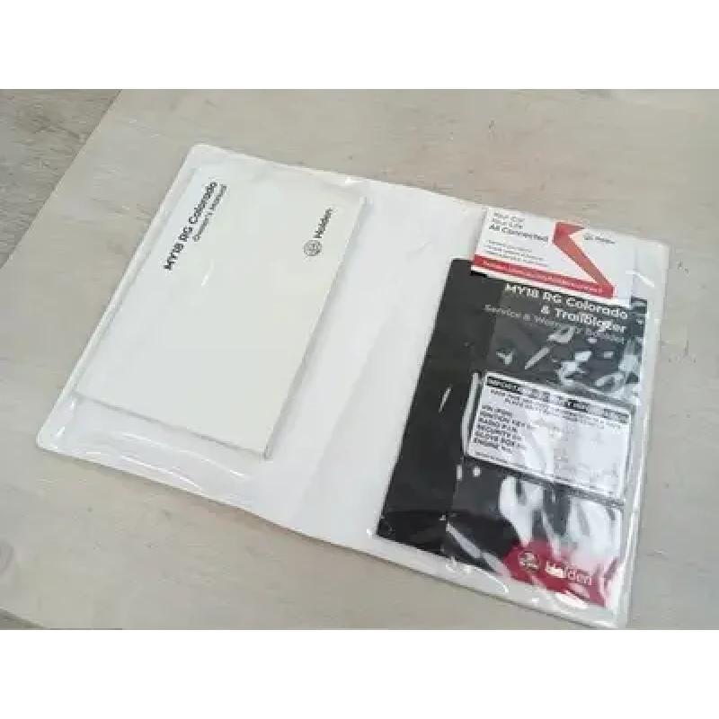 HOLDEN COLORADO OWNERS HANDBOOK RG, 01/12-12/20 2018