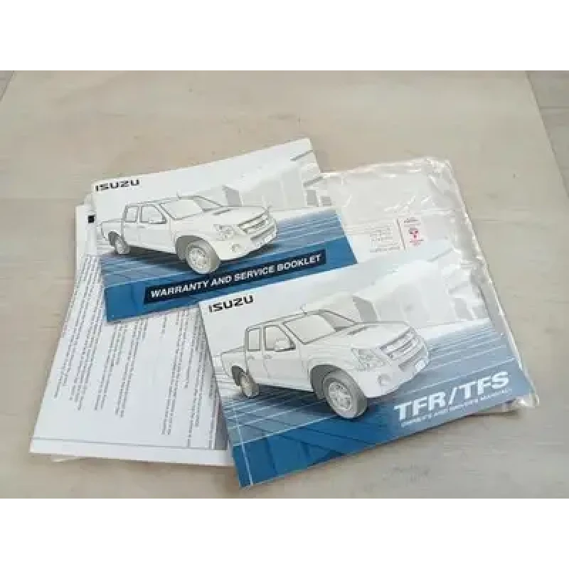 ISUZU DMAX OWNERS HANDBOOK 10/08-05/12 2011