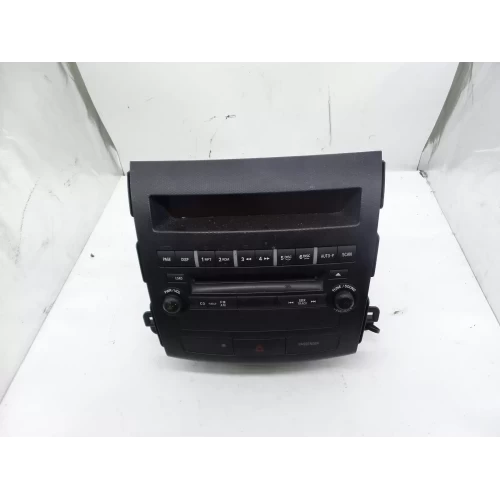 MITSUBISHI OUTLANDER STEREO/HEAD UNIT HEAD UNIT ONLY, 6 DISC CD STACKER, ZG-ZH,