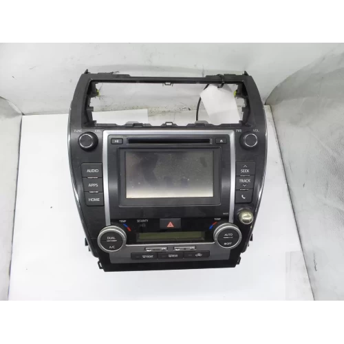 TOYOTA CAMRY STEREO/HEAD UNIT 7in SAT NAV HEAD UNIT (P/N ON FACE 100739), ASV50/