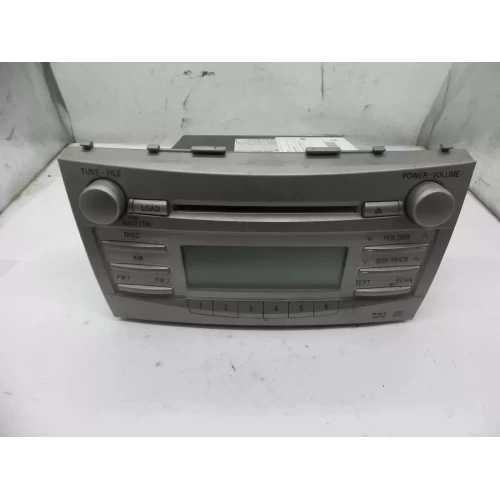 TOYOTA AURION STEREO/HEAD UNIT CD STACKER-6 DISC, GSV40R, NON BLUETOOTH, NON REV