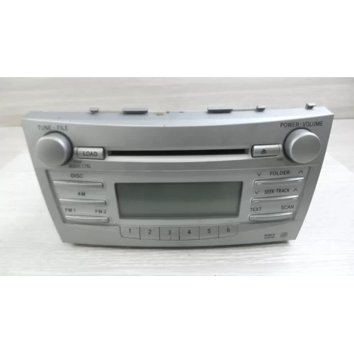 TOYOTA AURION STEREO/HEAD UNIT CD STACKER-6 DISC, GSV40R, NON BLUETOOTH, NON REV