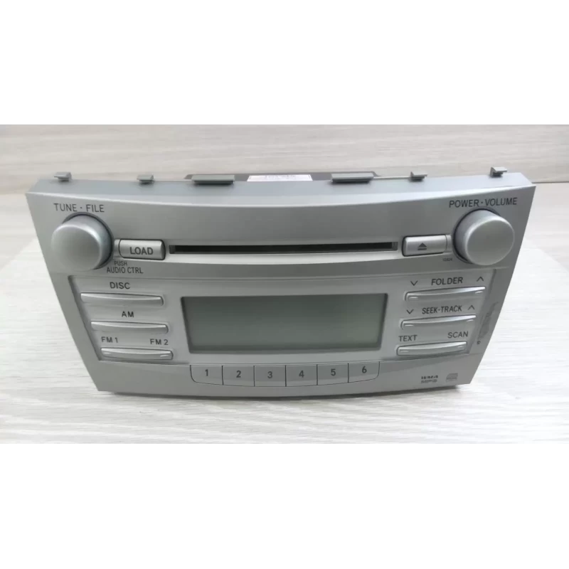 TOYOTA AURION STEREO/HEAD UNIT CD STACKER-6 DISC, GSV40R, NON BLUETOOTH, NON REV