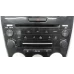 MAZDA 6 STEREO/HEAD UNIT STANDARD CD PLAYER-IN DASH STACKER TYPE, GG/GY, 09/02-0