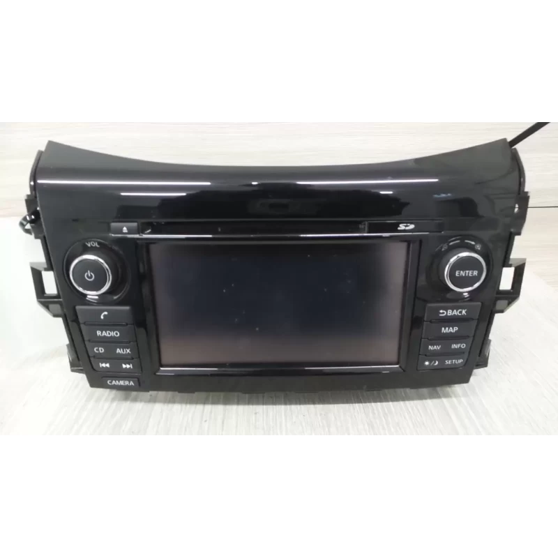 NISSAN NAVARA STEREO/HEAD UNIT NP300, W/ SAT NAV TYPE, 05/15-11/20 2017